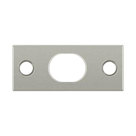 Deltana SP12EFB15 Strike Plate For 12 Extension Flush Bolt Brushed Nickel, 10PK SP12EFB15-XCP10
